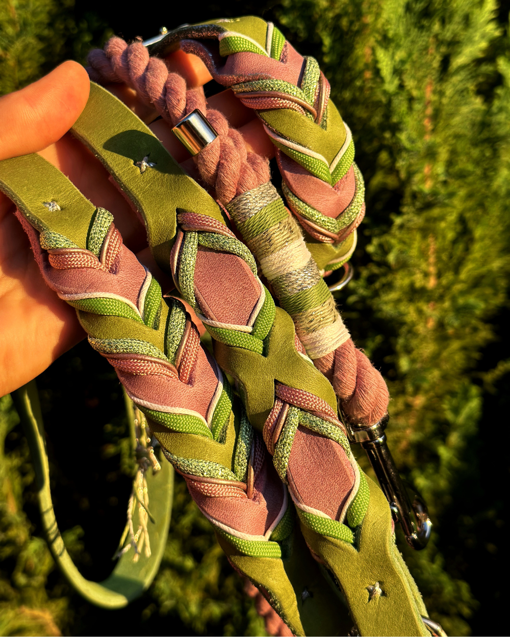 Surprise Set - Fettleder, Hundeleine und Hundehalsband in einem