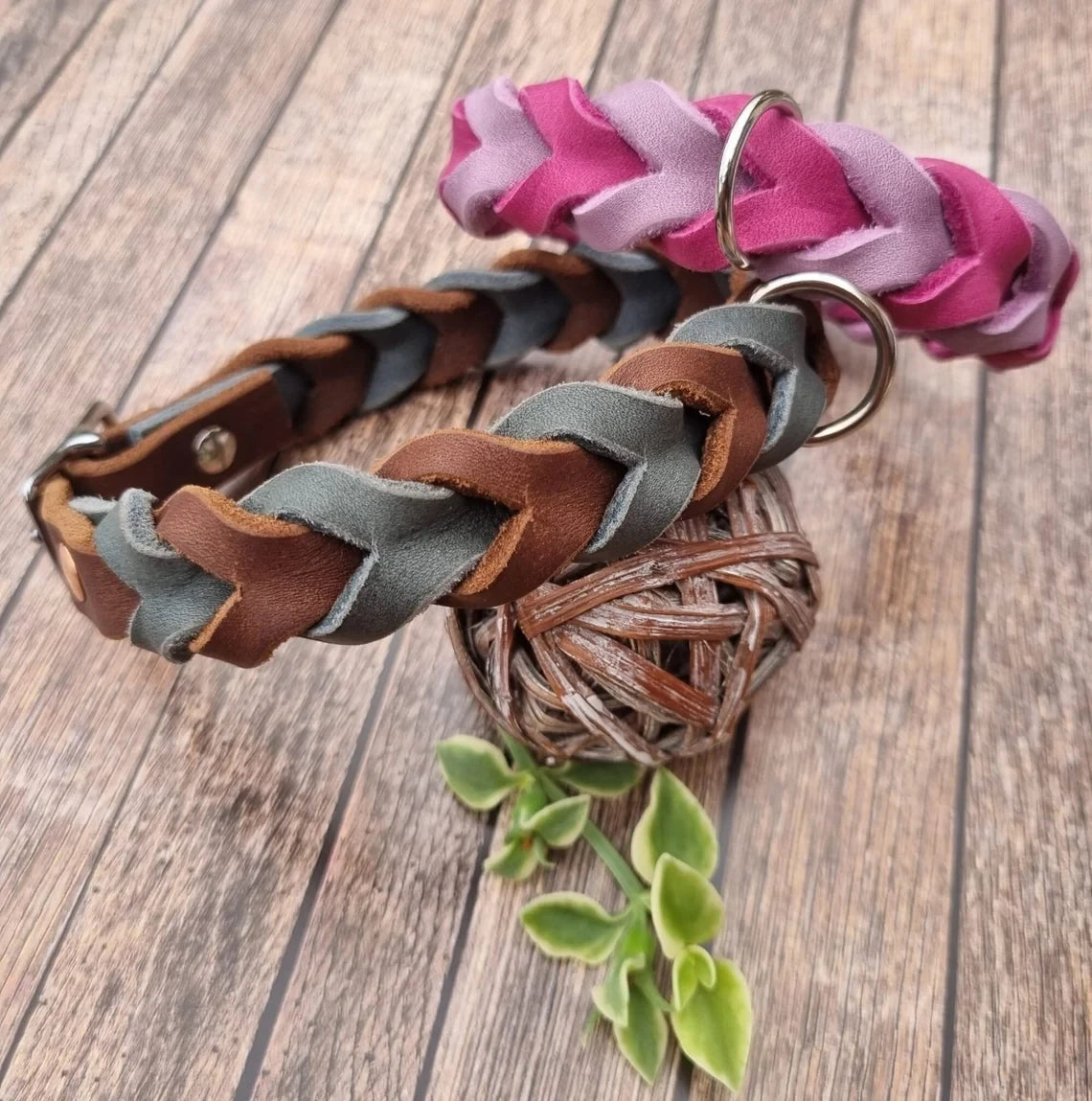 Design Your own - Hundehalsband aus Fettleder