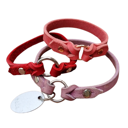 Design Your own Markenhalsband aus Fettleder für die Steuermarke oder Namensmarke