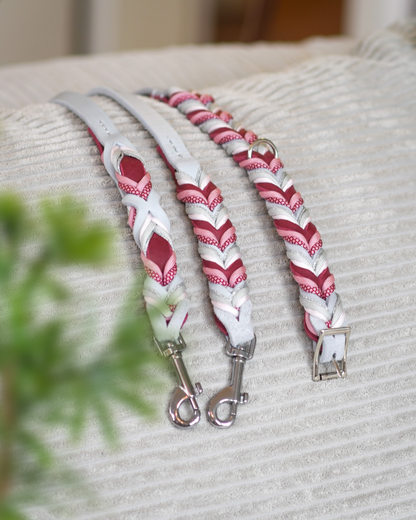 Hundehalsband & Hundeleine „Snowberry“