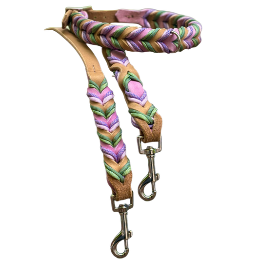 Hundehalsband & Hundeleine „Wildflieder“