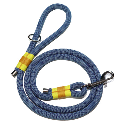 Hundeleine / Cityleine aus Tau, blau, 1.15m