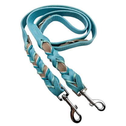 Design Your own - Hundeleine aus Fettleder, mit Paracord