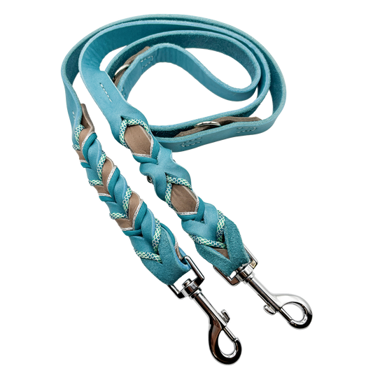 Design Your own - Hundeleine aus Fettleder, mit Paracord