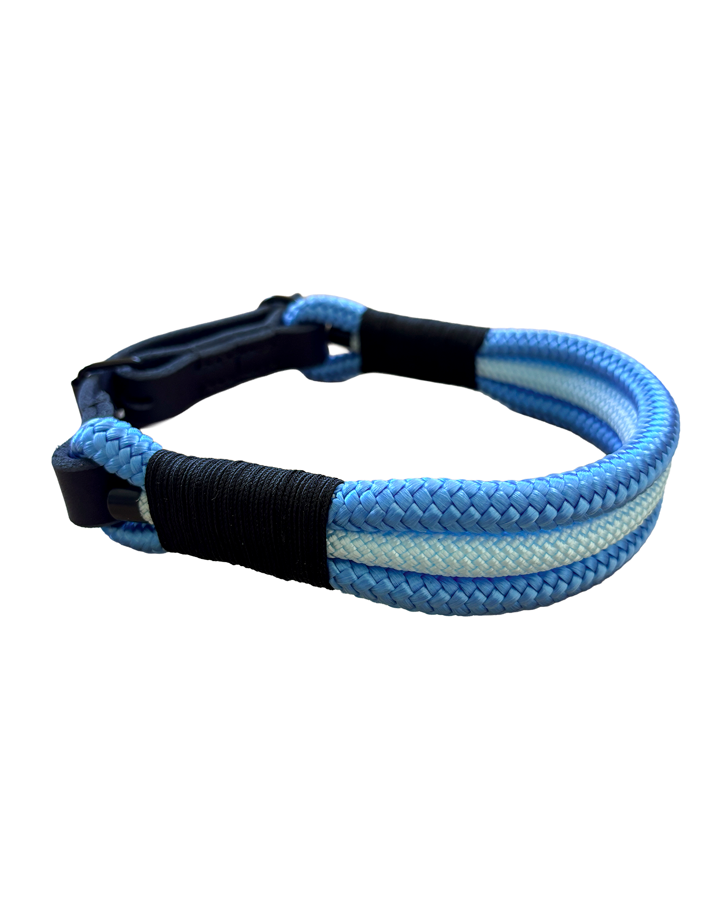 Hundehalsband aus Tau – Skye & Pastellblau