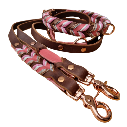 Surprise Set - Fettleder, Hundeleine und Hundehalsband in einem
